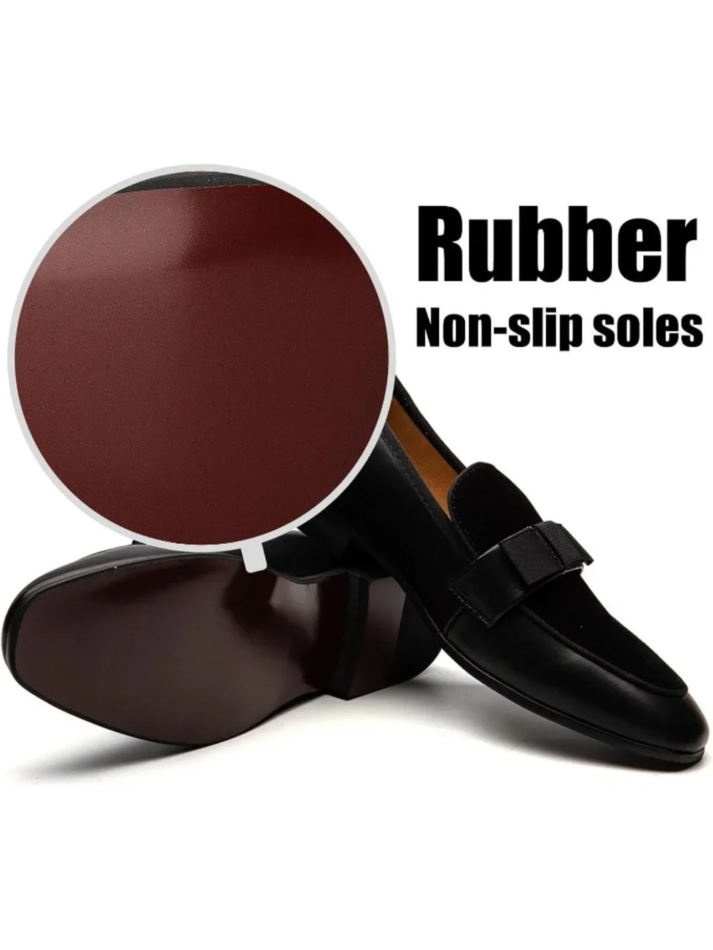 Men's Black Moc Toe Bit Loafers Slip On Dress Shoes Classic Party Fashion